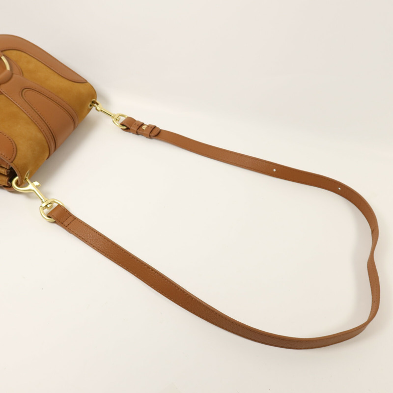 SEE BY CHLOE 牛皮皮革/麂皮皮革Shoulder Bag金扣肩背袋-7
