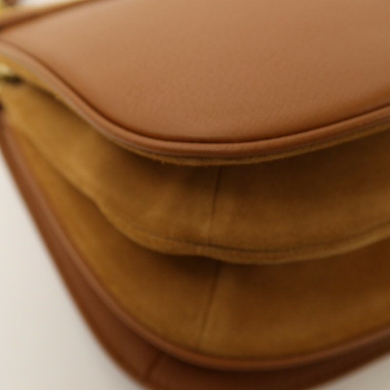 SEE BY CHLOE 牛皮皮革/麂皮皮革Shoulder Bag金扣肩背袋-12