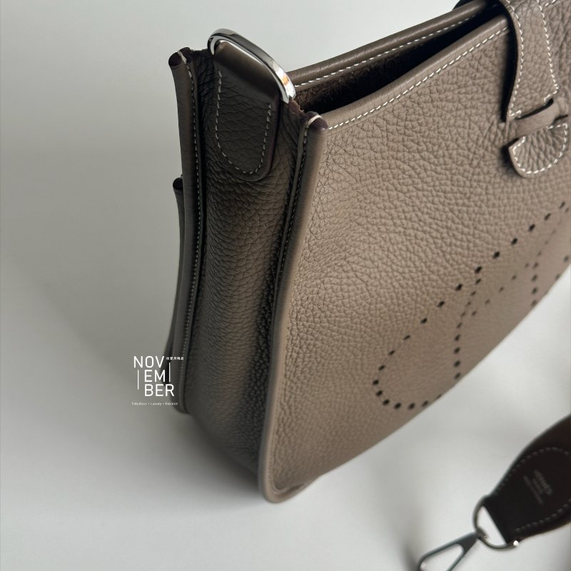 99新🆕 有購證🙌🏻 Hermès 愛馬仕 Evelyne 29 大象灰銀釦-2