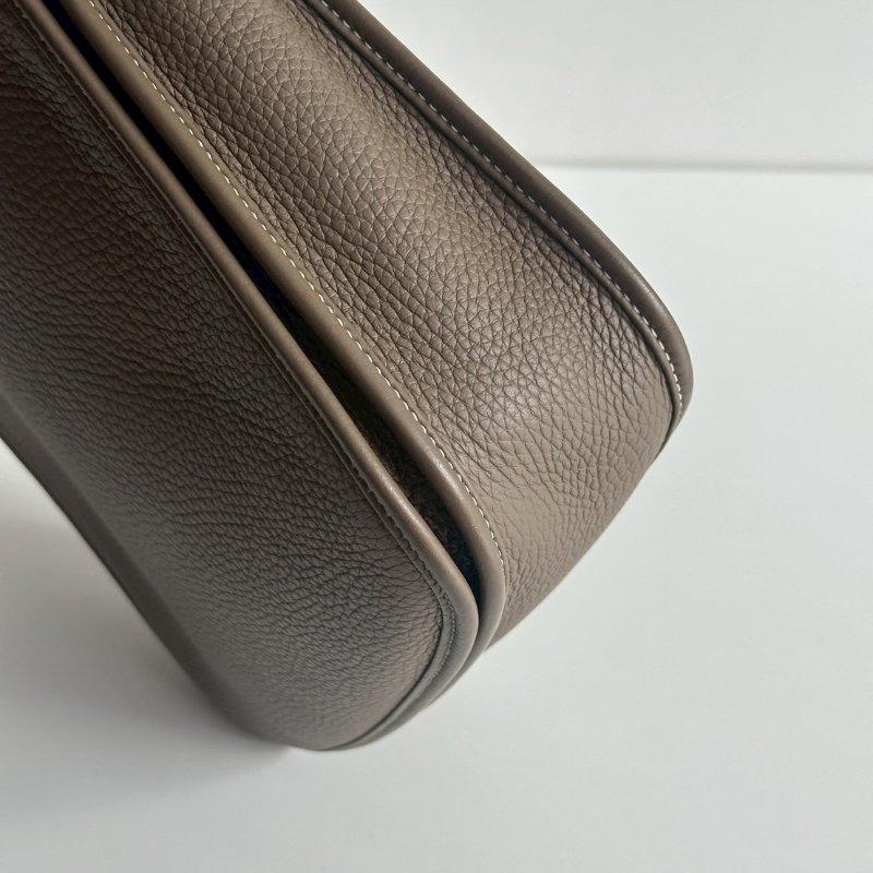 99新🆕 有購證🙌🏻 Hermès 愛馬仕 Evelyne 29 大象灰銀釦-7