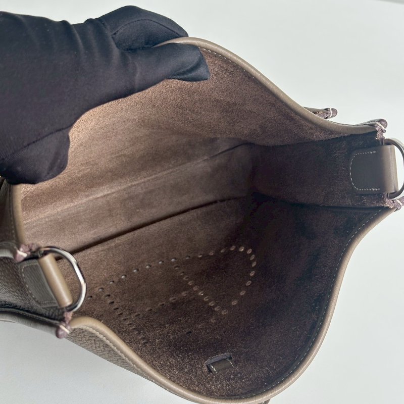 99新🆕 有購證🙌🏻 Hermès 愛馬仕 Evelyne 29 大象灰銀釦-9