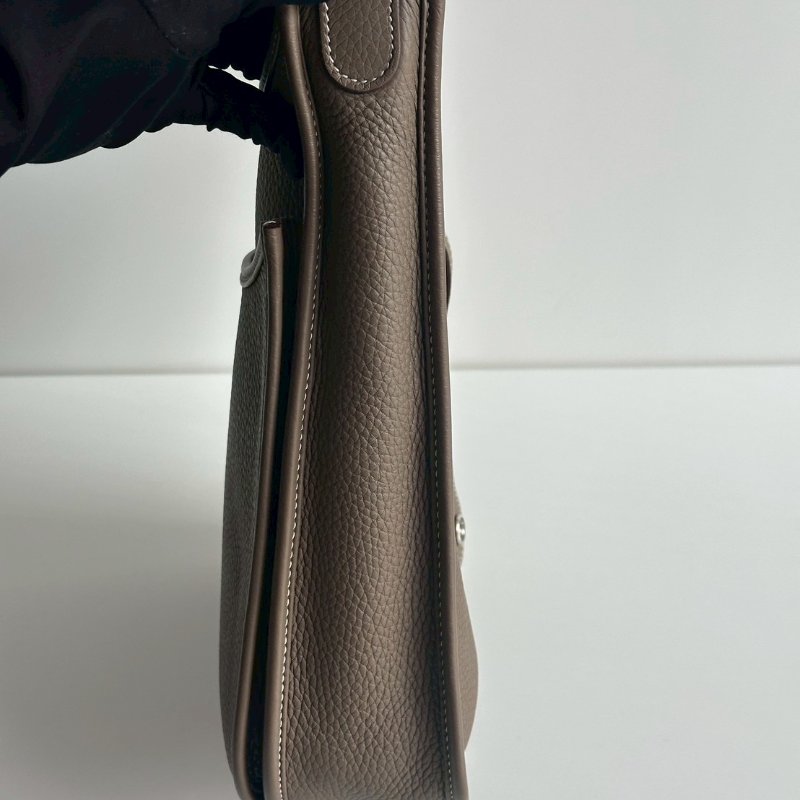 99新🆕 有購證🙌🏻 Hermès 愛馬仕 Evelyne 29 大象灰銀釦-12
