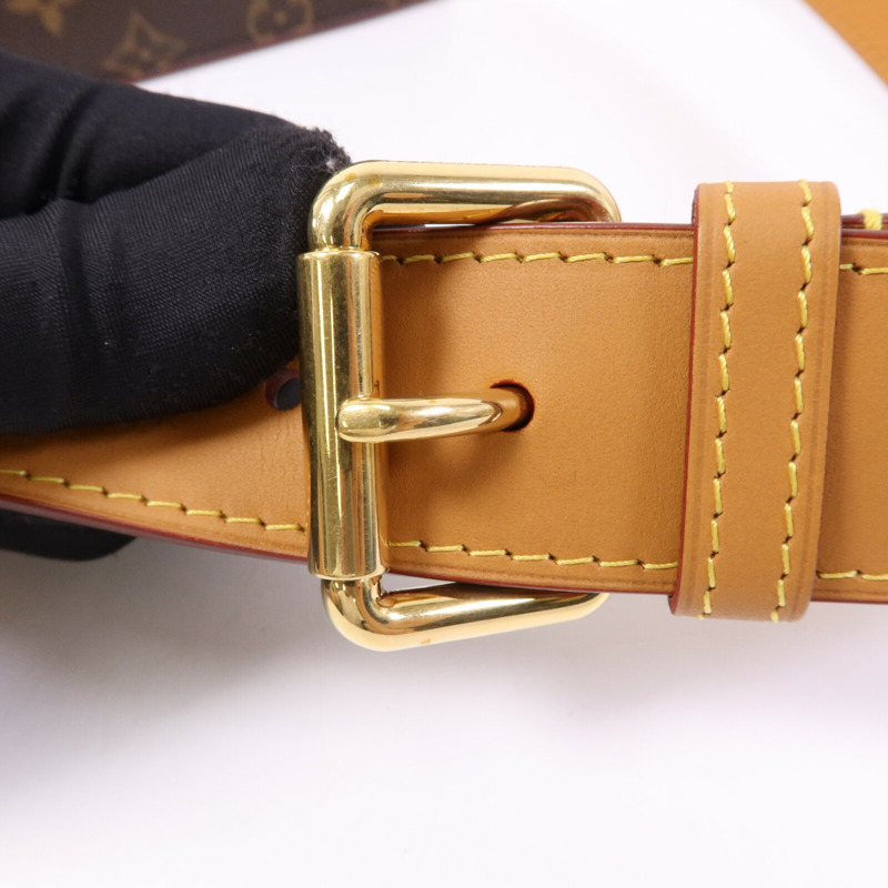 LOUIS VUITTON MonogramS Lock Belt Pouch PM金扣腰包-7