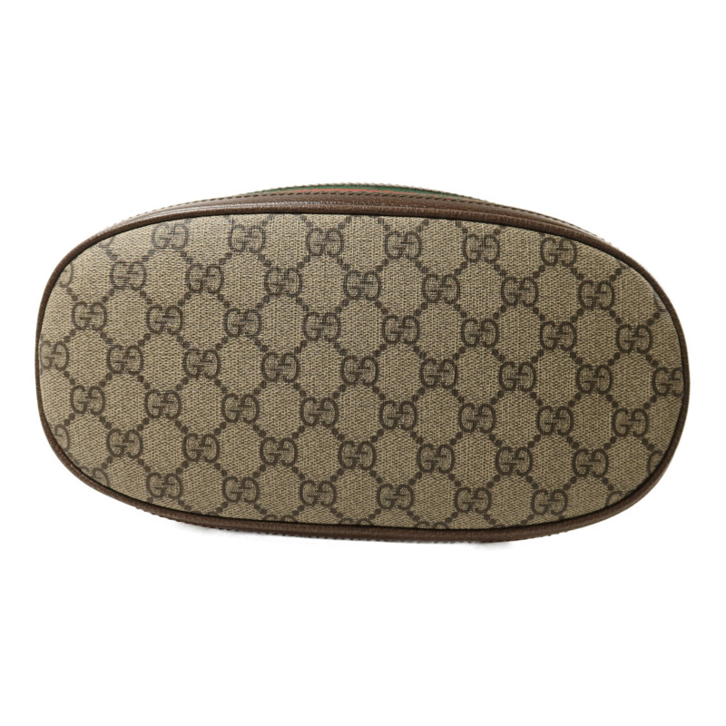 GUCCI 塗層帆布Ophidia Bucket Bag金扣肩背袋-3