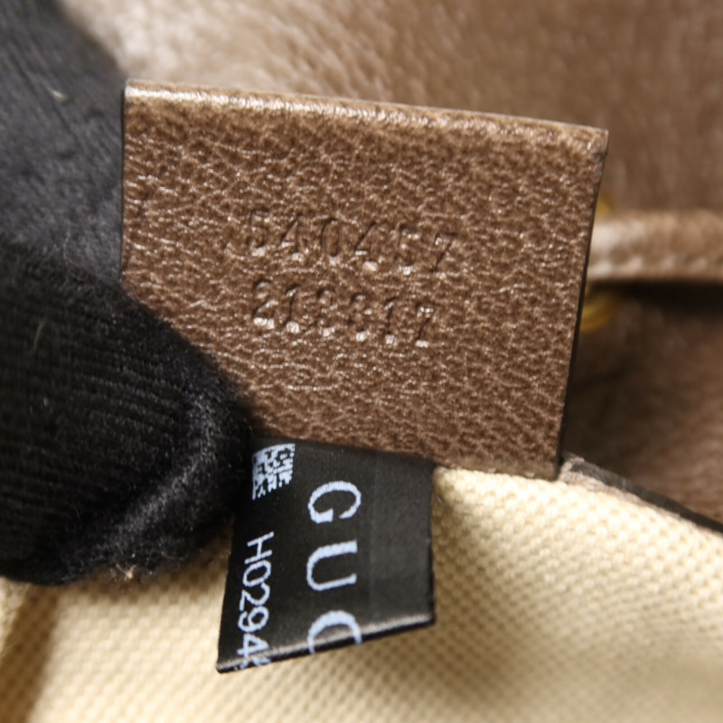 GUCCI 塗層帆布Ophidia Bucket Bag金扣肩背袋-6