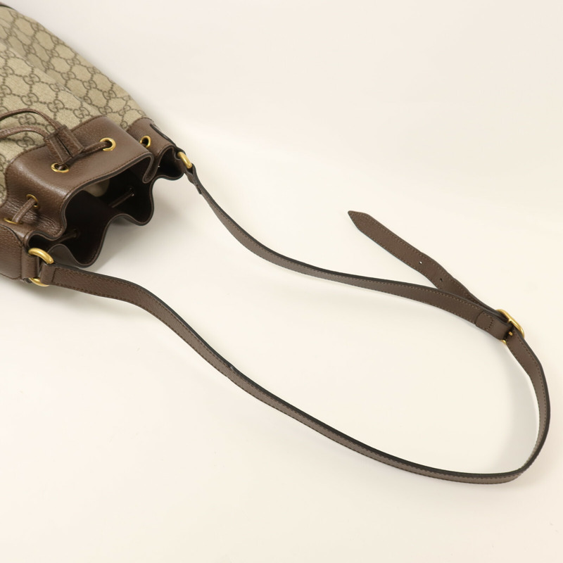 GUCCI 塗層帆布Ophidia Bucket Bag金扣肩背袋-7
