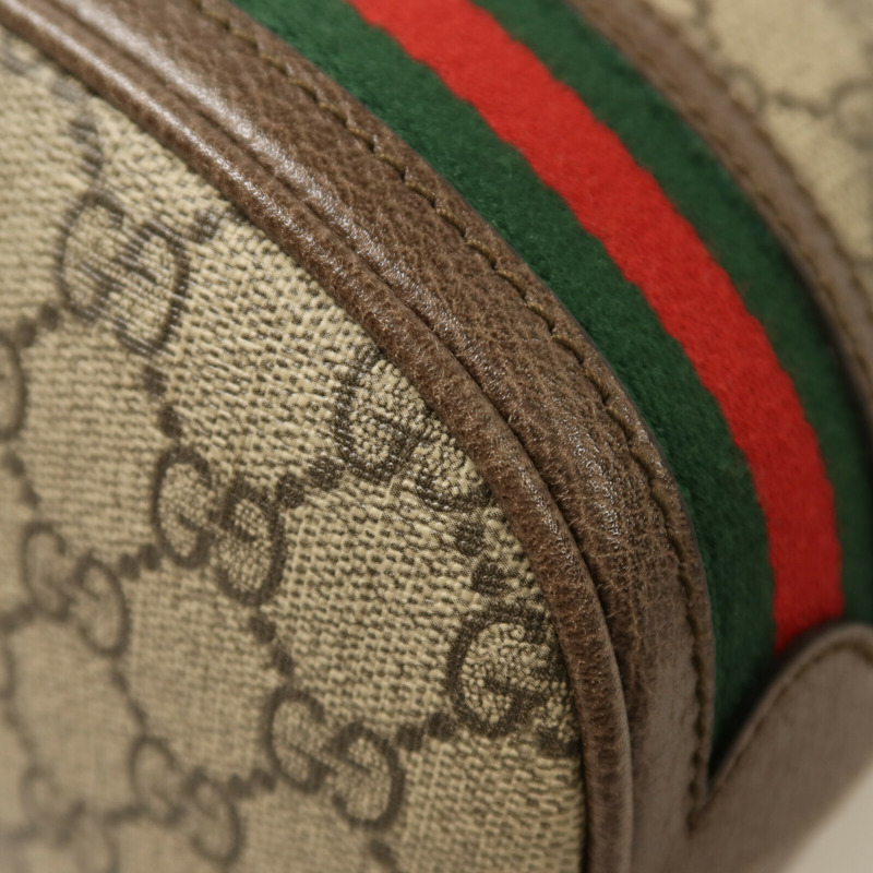 GUCCI 塗層帆布Ophidia Bucket Bag金扣肩背袋-13