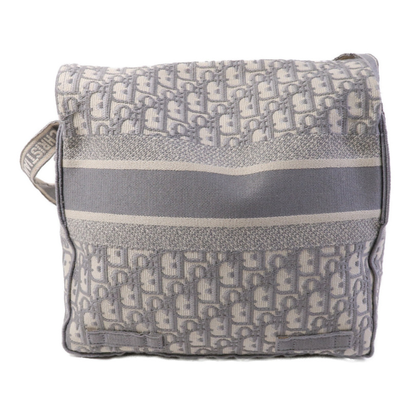 Dior 帆布Medium Diorcamp Bag銀扣肩背袋-1