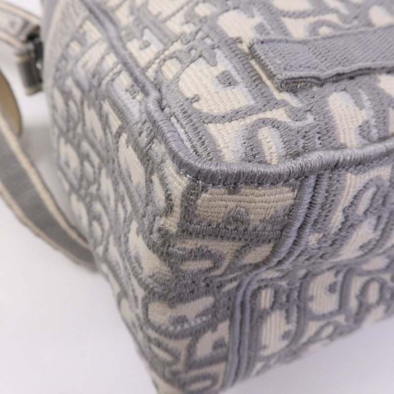 Dior 帆布Medium Diorcamp Bag銀扣肩背袋-11