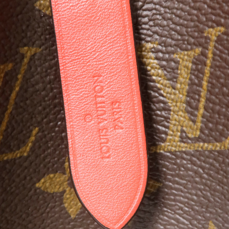 LOUIS VUITTON Monogram Neo Noe Bucket Bag金扣肩背袋Coquelicot-5