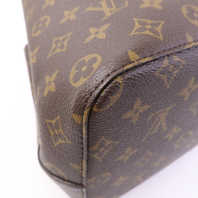 LOUIS VUITTON Monogram Neo Noe Bucket Bag金扣肩背袋Coquelicot-11