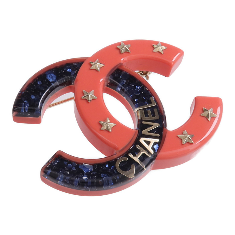 CHANEL PVC Brooch金扣胸針-2