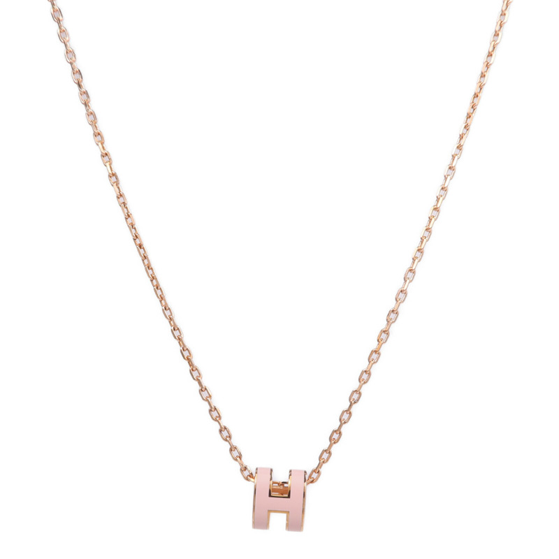 HERMES 金屬Mini Pop H Necklace項鍊-1