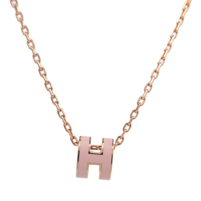HERMES 金屬Mini Pop H Necklace項鍊-2