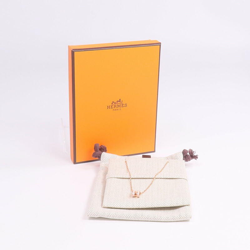 HERMES 金屬Mini Pop H Necklace項鍊-7