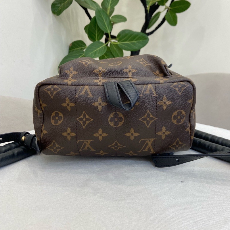 LV老花小號雙肩包小書包-6