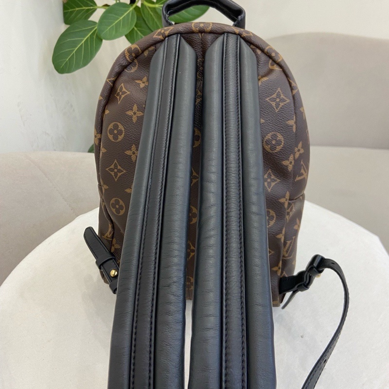 LV老花小號雙肩包小書包-7