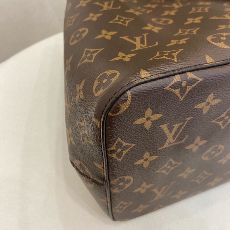 99新LV neonoe MM 老花粉色水桶包-3