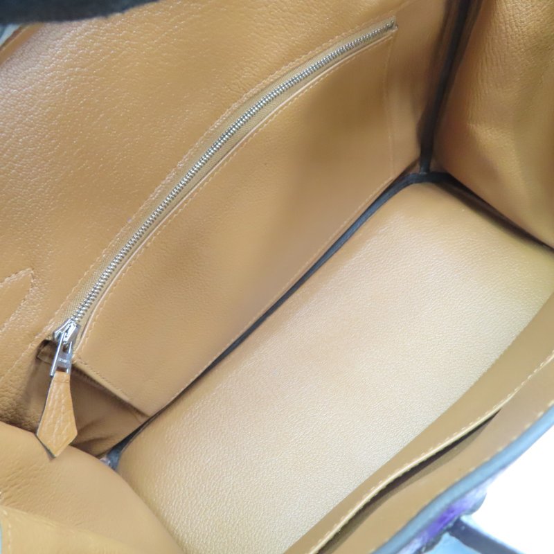 拼色 Clemence 牛皮 Birkin 30 Arlequin 柏金包 手提包 □P刻 銀釦【HERMES 愛馬仕】-4
