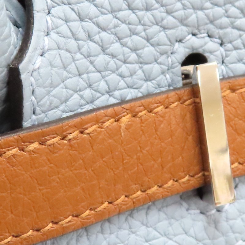 拼色 Clemence 牛皮 Birkin 30 Arlequin 柏金包 手提包 □P刻 銀釦【HERMES 愛馬仕】-15