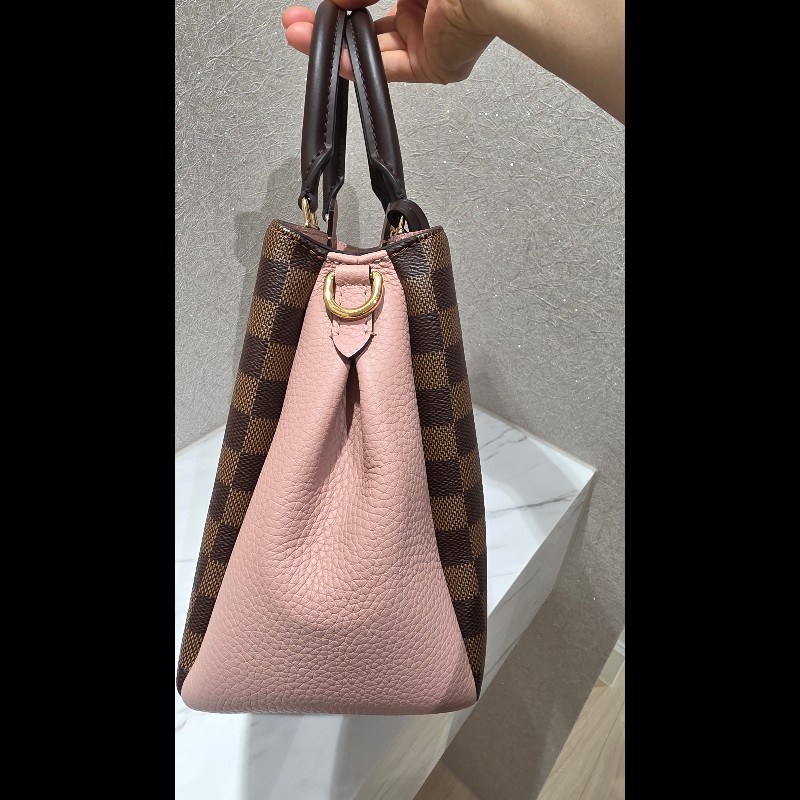 Louis Vuitton LV N41674 Brittany 棋盤格紋皮革鎖組兩用包 -3