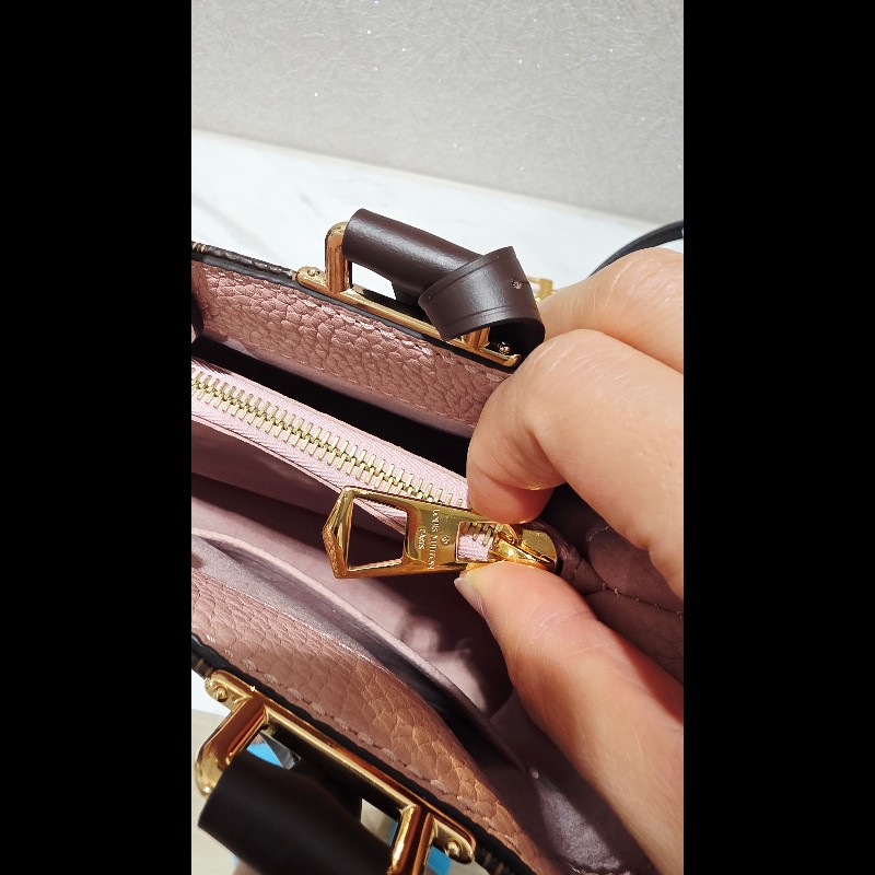 Louis Vuitton LV N41674 Brittany 棋盤格紋皮革鎖組兩用包 -10