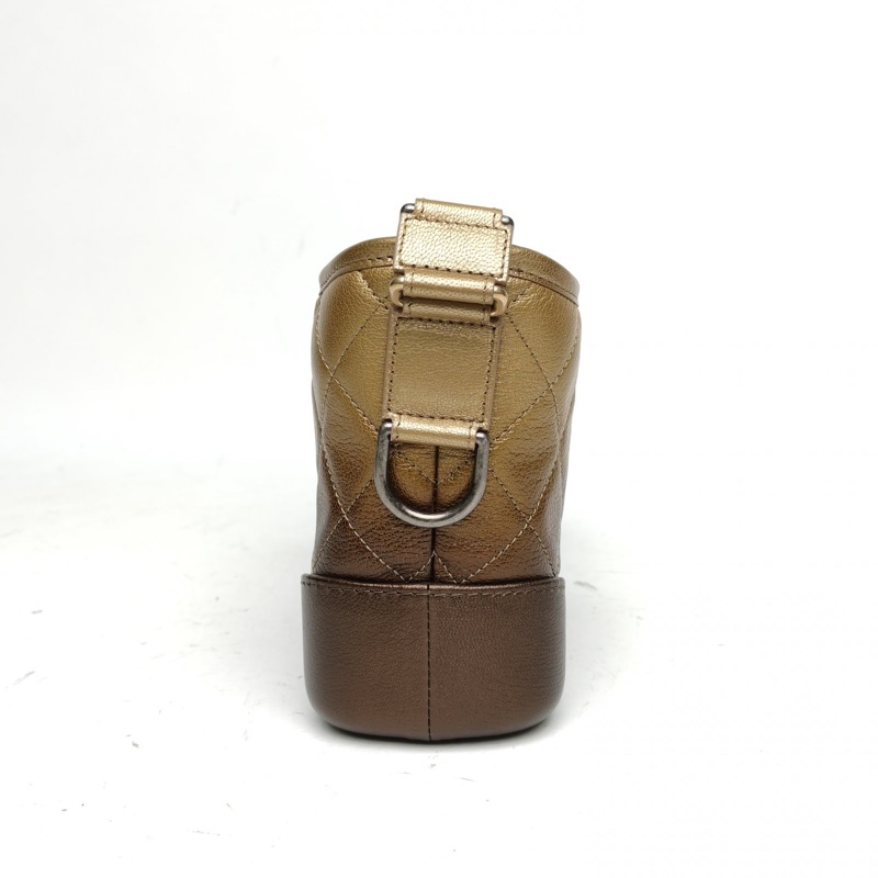 CHANEL GABRIELLE流浪小號20cm漸變色羊皮26開金銀扣-1