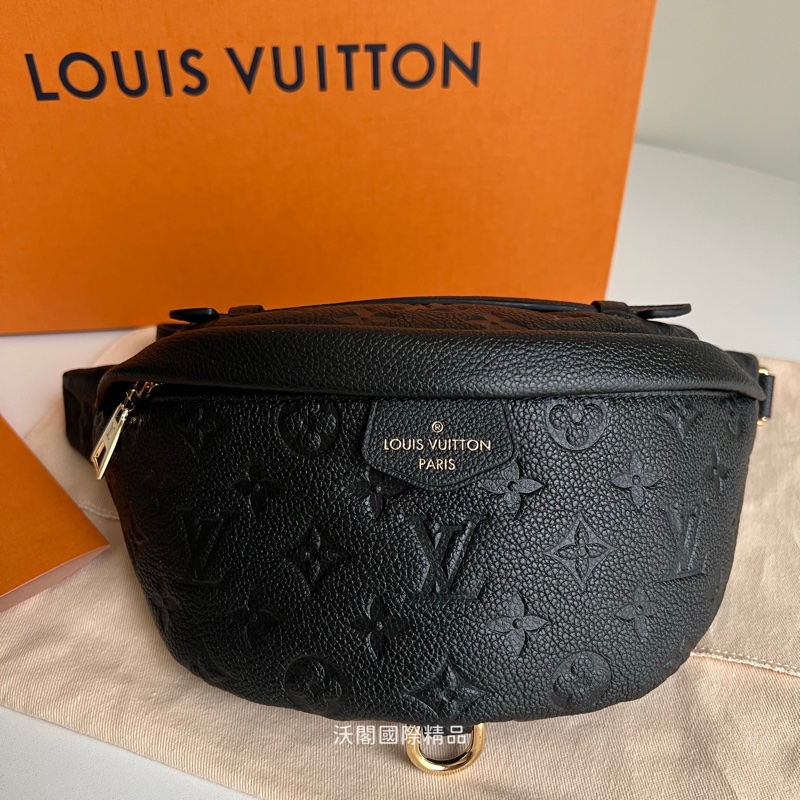 LV黑色印花腰包男女同款 M44812-1