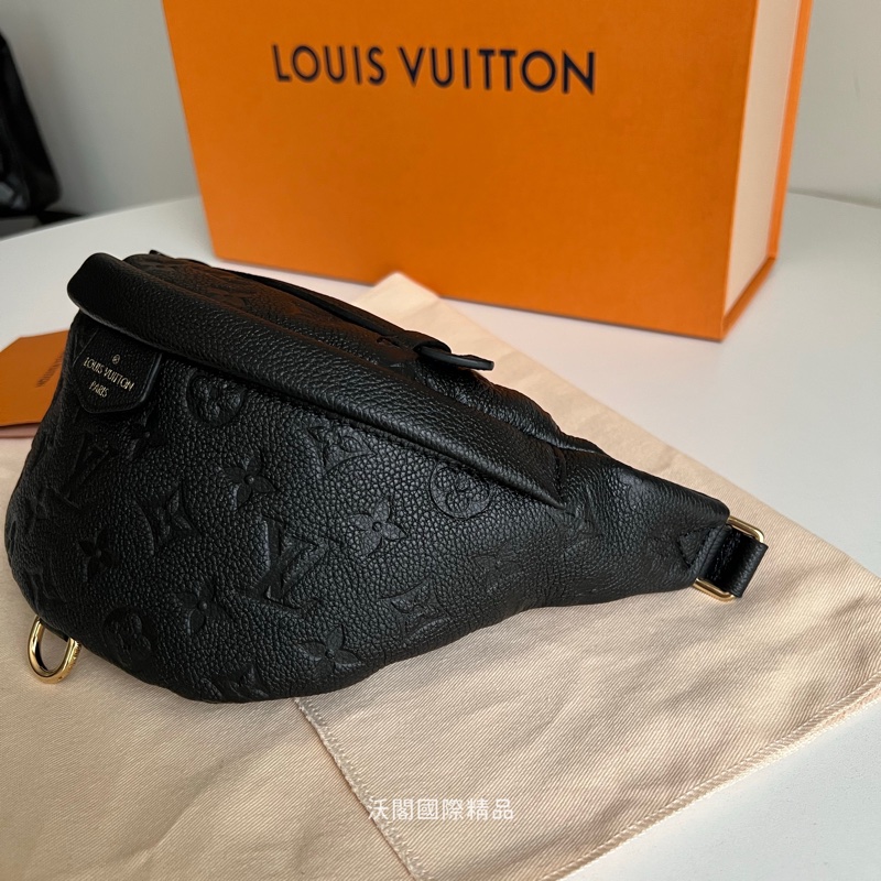 LV黑色印花腰包男女同款 M44812-2