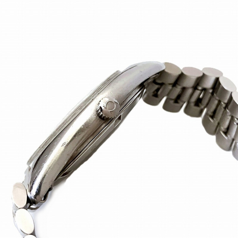 歐米茄海馬系列腕錶,總重83.6克,不鏽鋼材質,自動上鍊機芯,銀色錶盤,包郵。-8