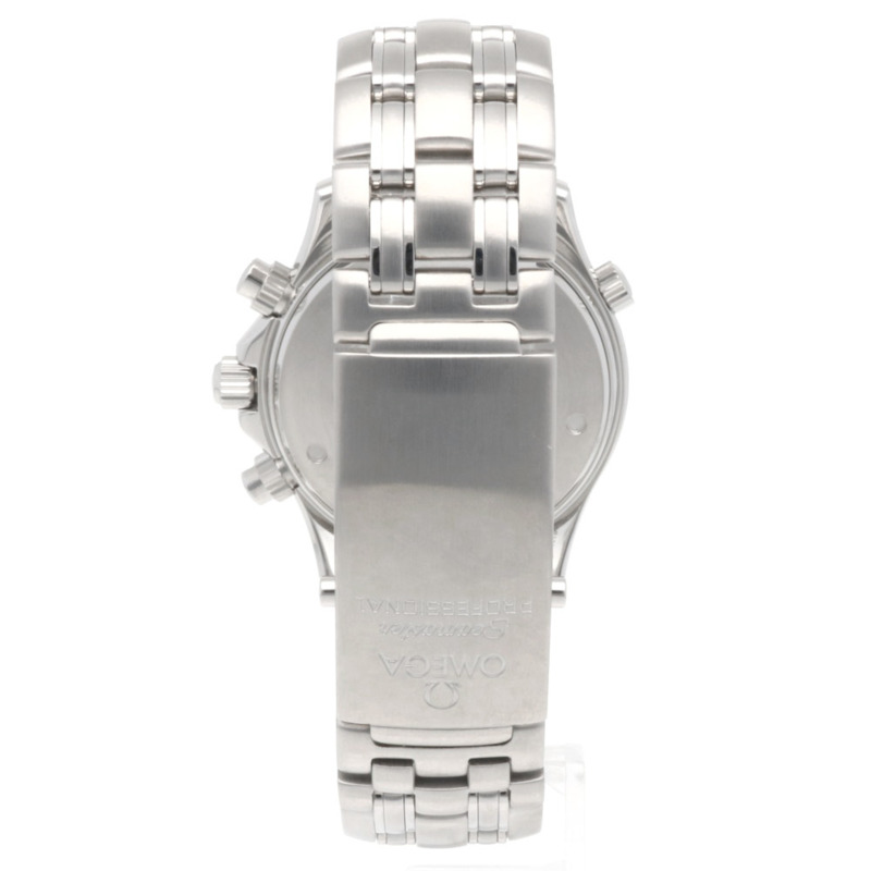 歐米茄海馬系列計時腕錶,不銹鋼材質,型號25982000,自動上鍊,拋光處理,80238XXX,男士腕錶,一年保修,二手-5