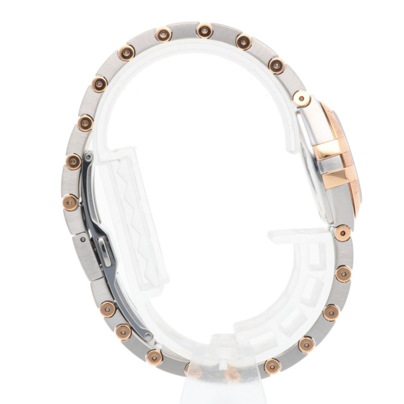 歐米茄腕錶,不鏽鋼 795-1001 石英女錶,一年保修,二手歐米茄,12 顆鑽石,珍珠母貝錶盤-6