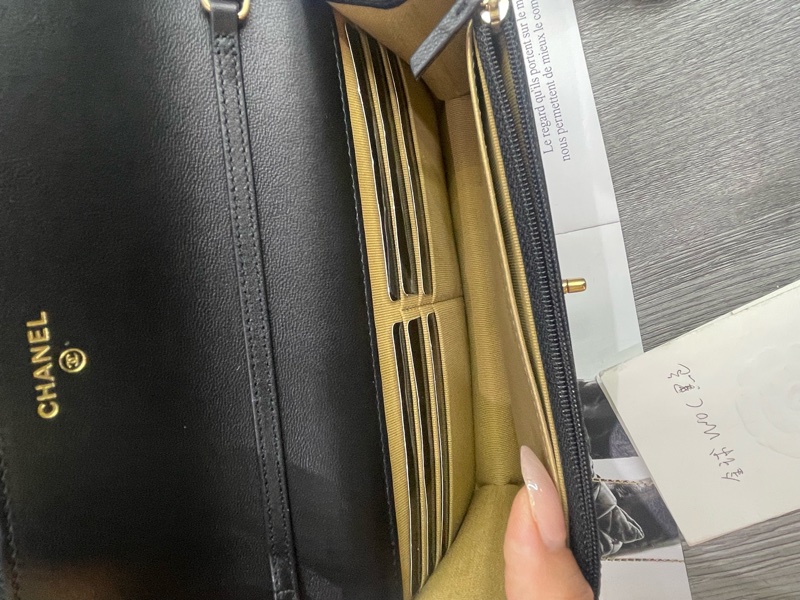 全新有票據🎫香奈兒chanel 金球 WOC 調節扣經典款-4
