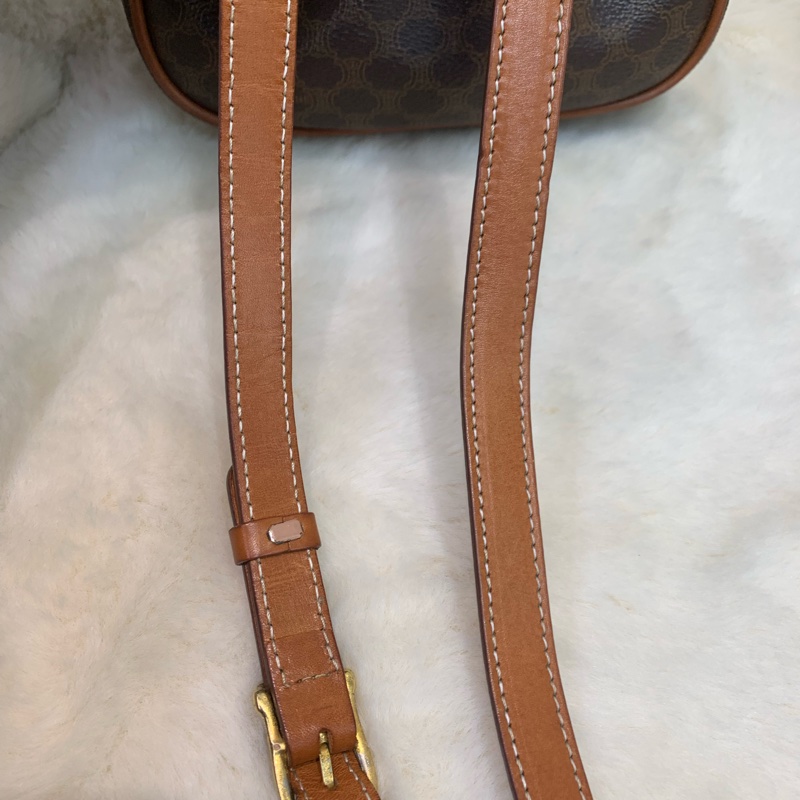 Celine 賽琳 老花 啡色 斜背包 （XB599)-21