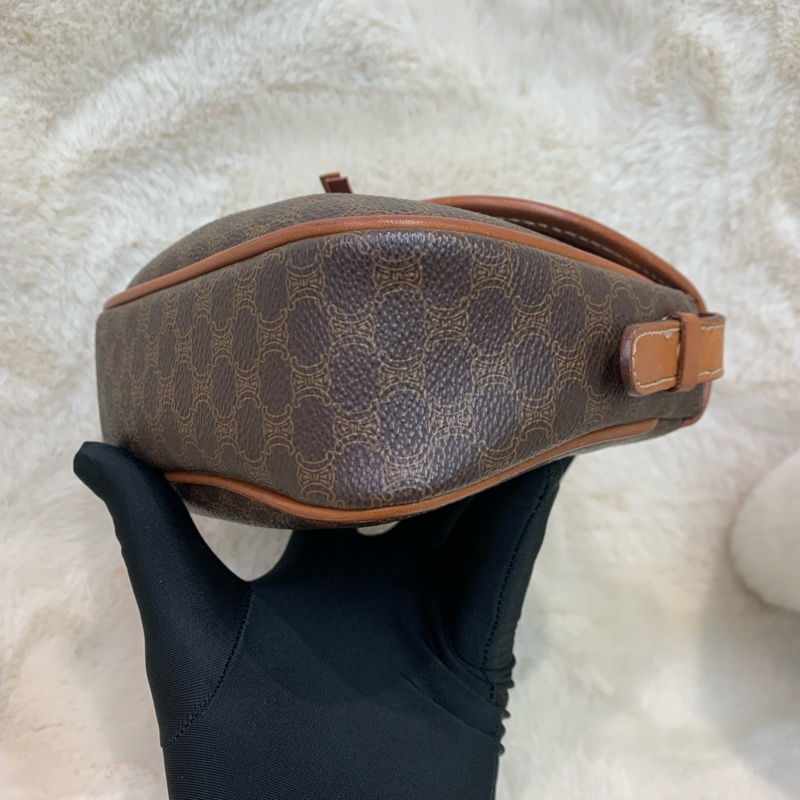 Celine 賽琳 老花 啡色 斜背包 （XB599)-27