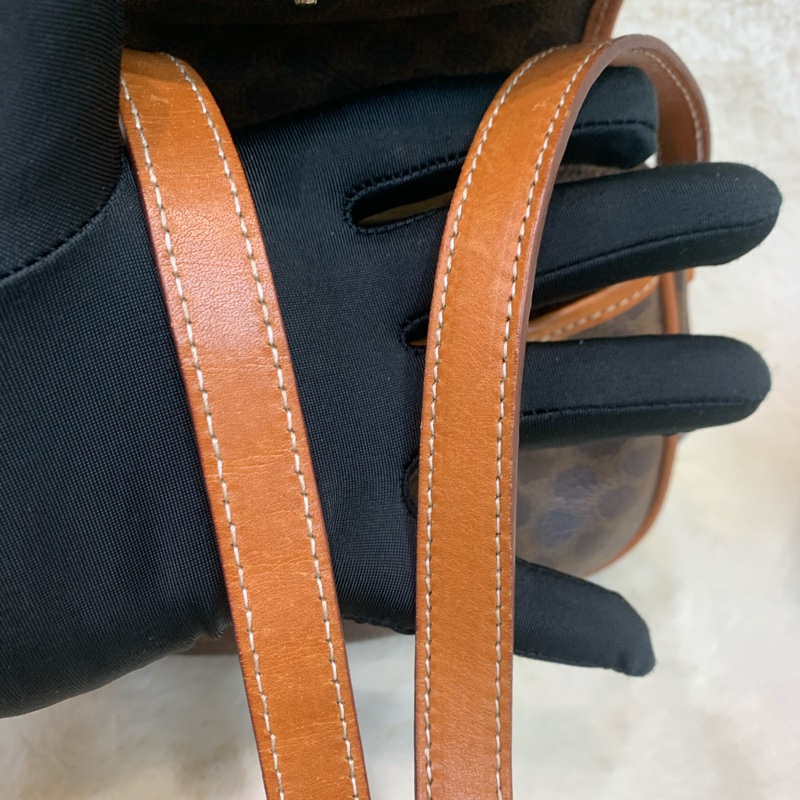 Celine 賽琳 老花 啡色 斜背包 （XB599)-28