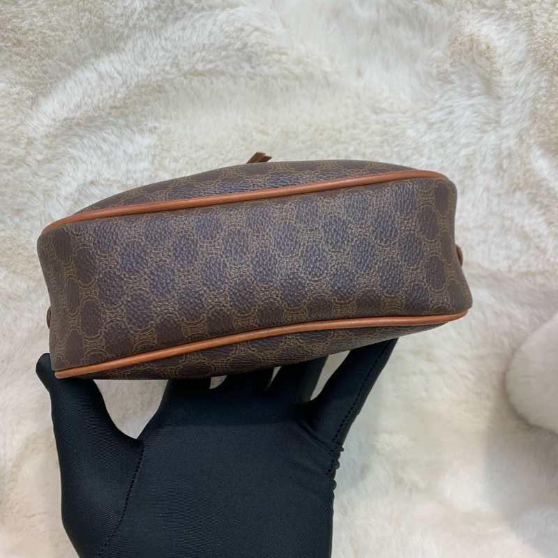Celine 賽琳 老花 啡色 斜背包 （XB599)-38