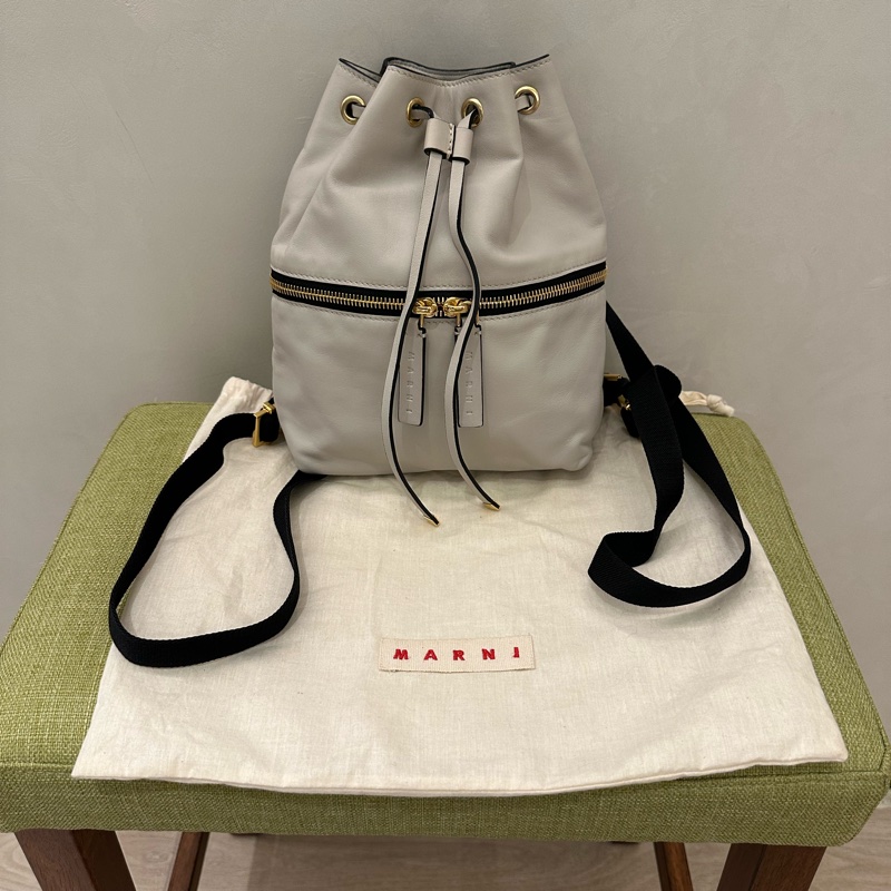 Marni 束口小後背包-0