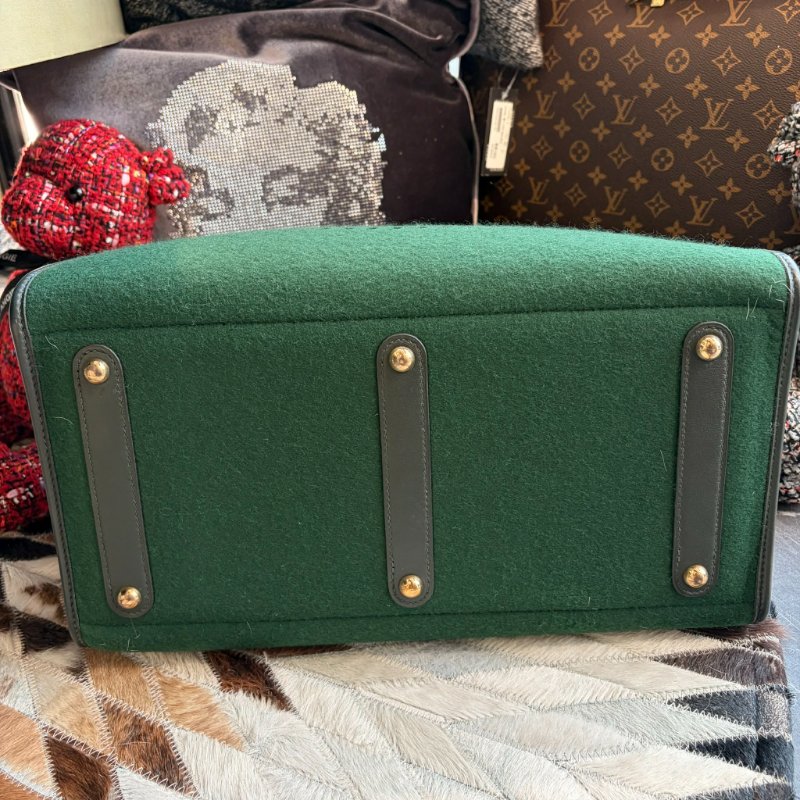 HEMRES 羊毛氈FEU2DOU Toteg手提包 綠-3