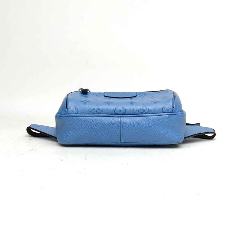 LOUIS VUITTON Outdoor腰包胸包藍色牛皮-3