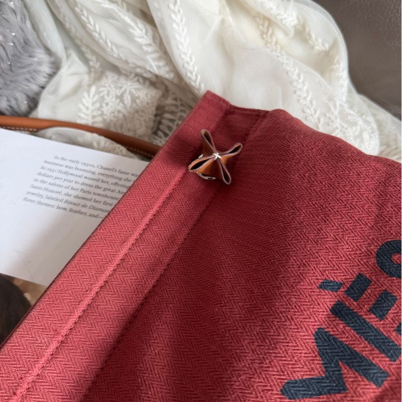 愛馬仕 斜背包 酒紅色帆布包Hermès Aline Grooming Bag-14