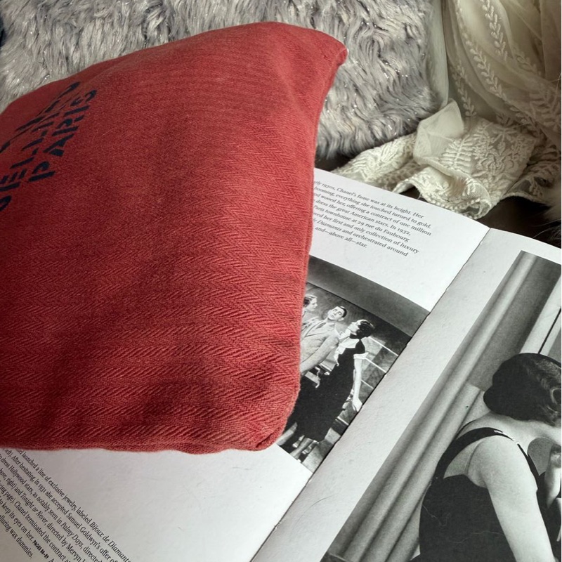 愛馬仕 斜背包 酒紅色帆布包Hermès Aline Grooming Bag-22