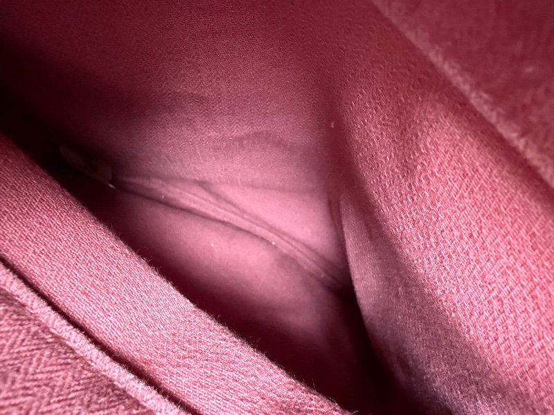 愛馬仕 斜背包 酒紅色帆布包Hermès Aline Grooming Bag-24