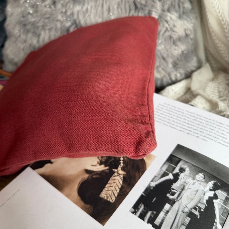 愛馬仕 斜背包 酒紅色帆布包Hermès Aline Grooming Bag-26