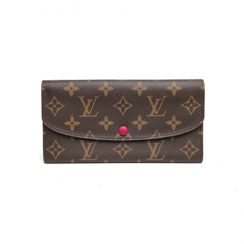 LOUIS VUITTON 老花PVC2016長款豆豆錢包