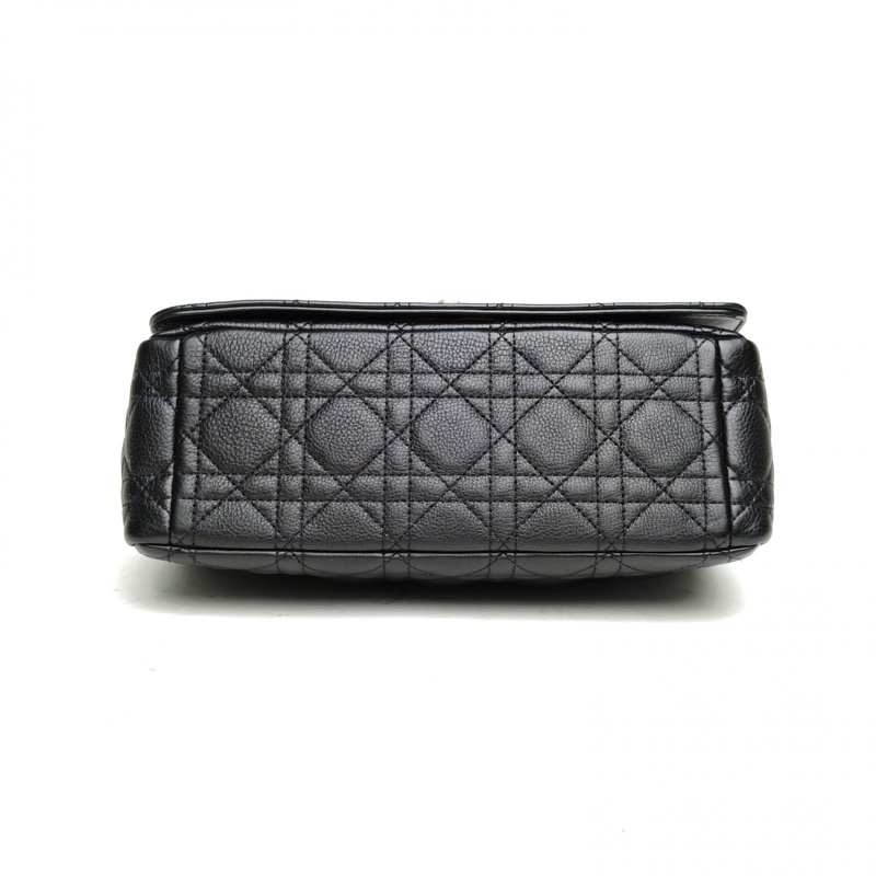 DIOR Caro中號25.5黑色牛皮金扣2021-3