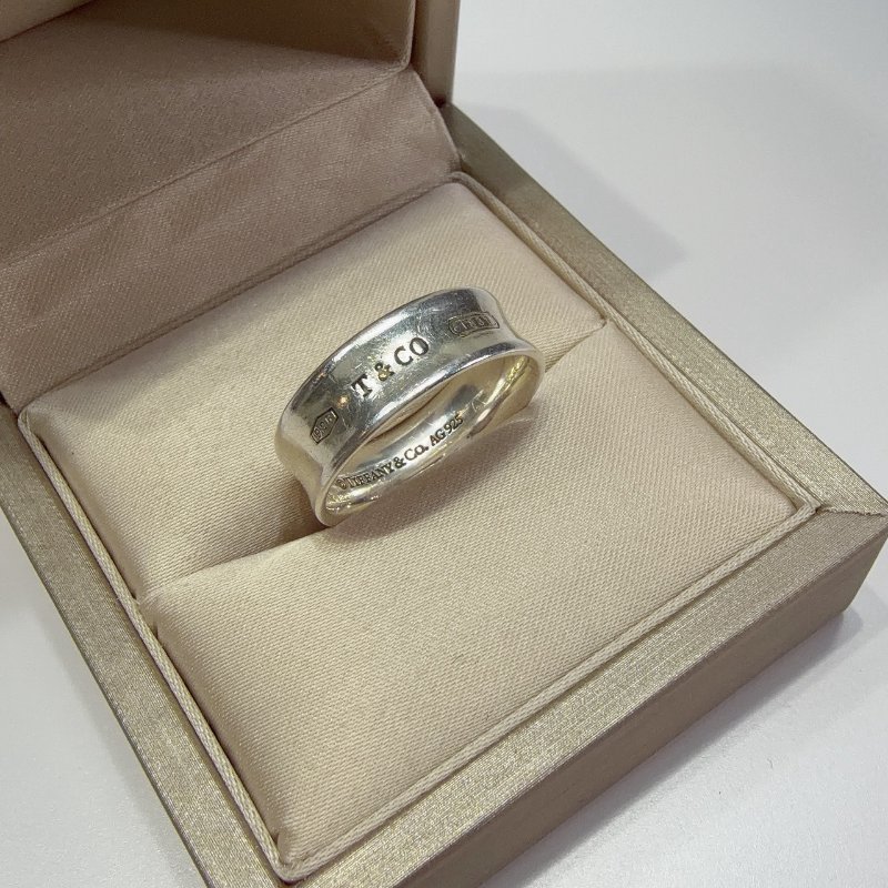 Tiffany 1837系列925純銀戒指-2