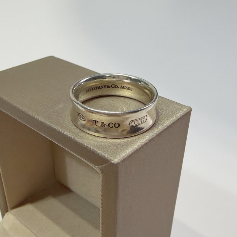 Tiffany 1837系列925純銀戒指-3