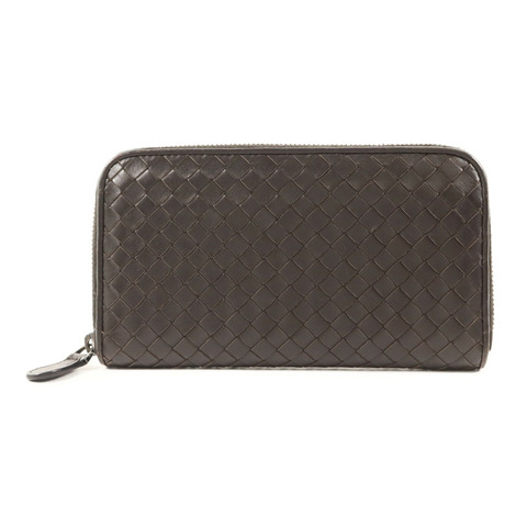 BOTTEGA VENETA 羊皮皮革Long Round Wallet長錢包