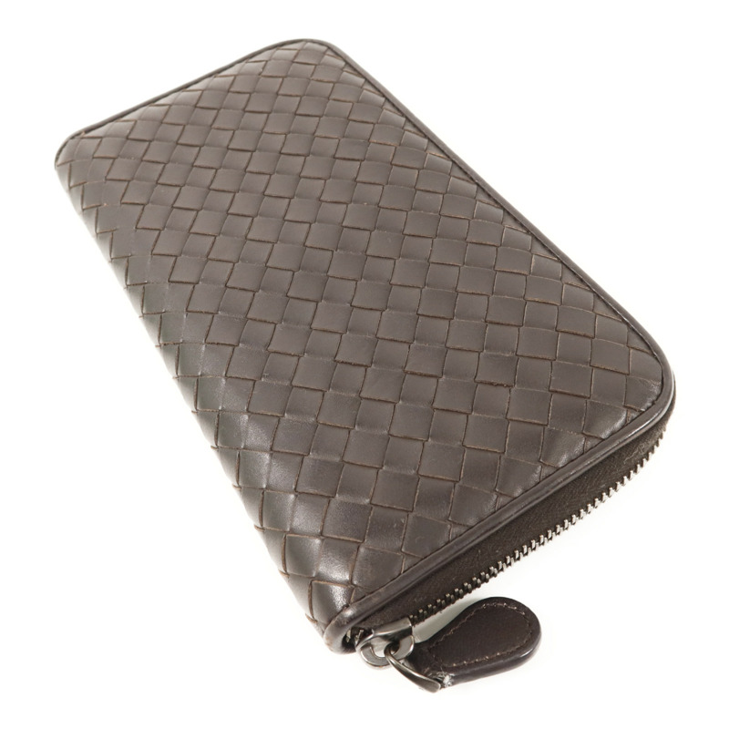BOTTEGA VENETA 羊皮皮革Long Round Wallet長錢包-3